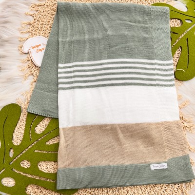 Saída de Maternidade Nicolas - Verde e Areia